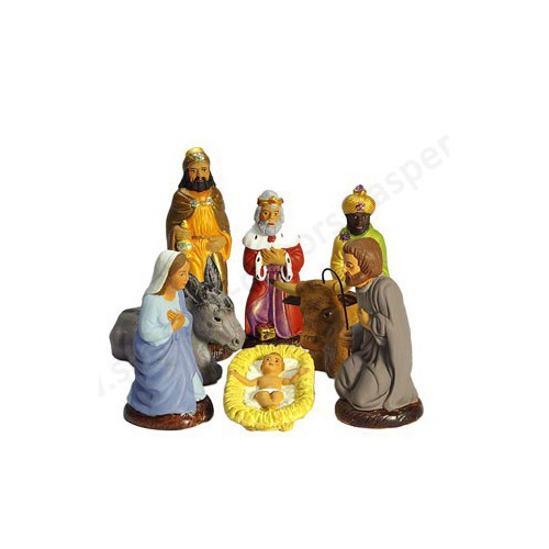 Set de 8 pièces nativité