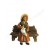 Femme à la Poule assise sur le banc