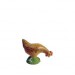 Poule picorante rousse