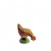 Poule picorante rousse