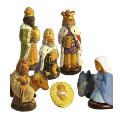 Set de 8 pièces nativité