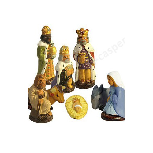 Set de 8 pièces nativité